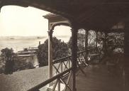 , View of harbour from verandah, 1908-1918. Stanton Library