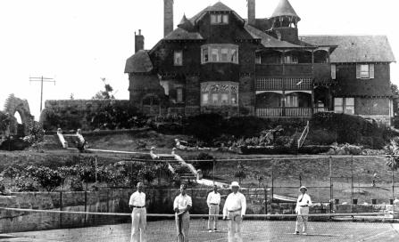 , 'Hollowforth', southern view from the tennis court (now demolished), c.1913. Courtesy of Margot Doolan
