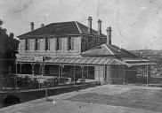 , 'Holbrook House' with tennis courts, probably after its conversion to a boarding house c.1920. Stanton Library