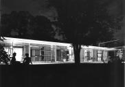 , Night view of front, 15 Bogota Avenue, 1958. Photograph by Max Dupain. Courtesy Max Dupain and Associates. Stanton Library